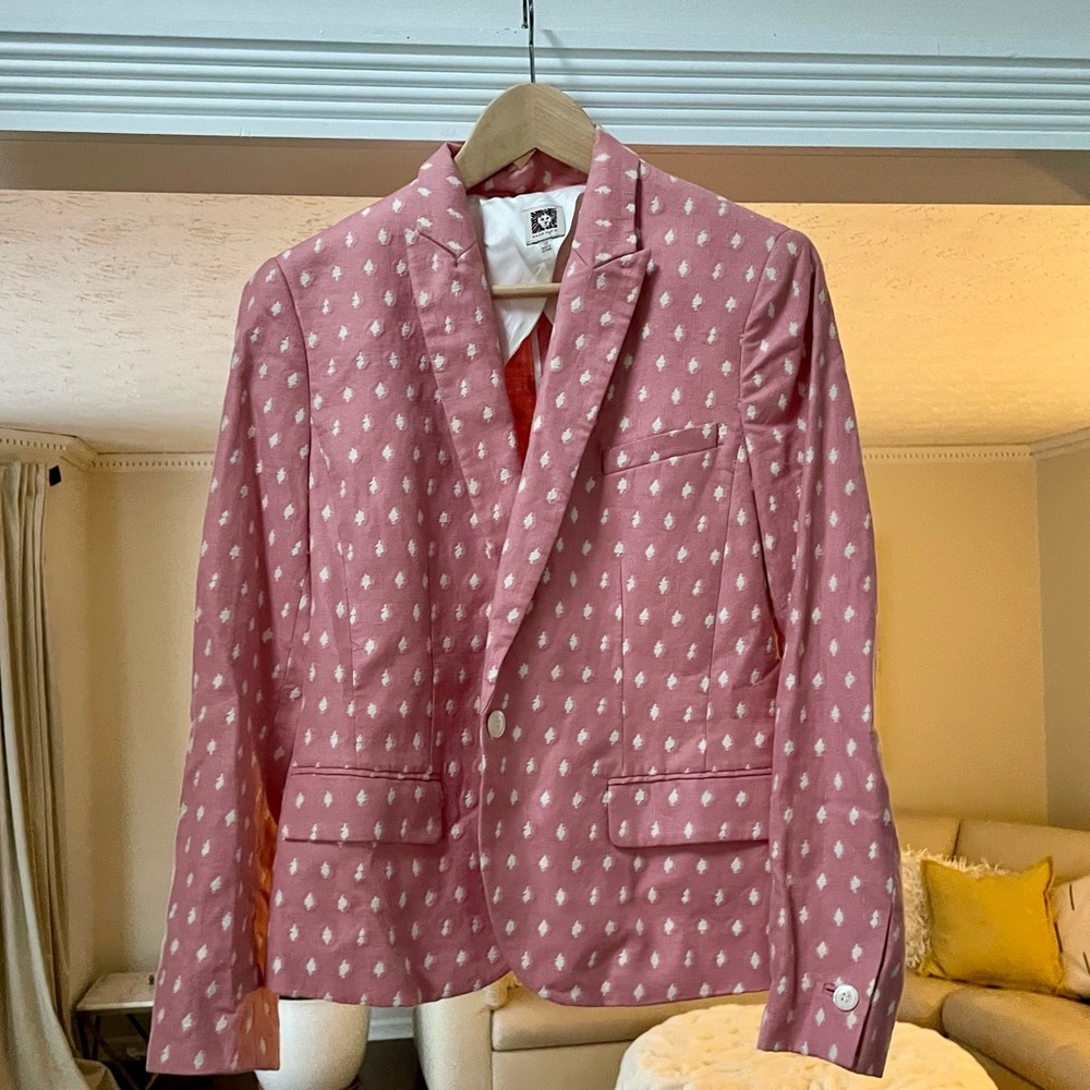 Pink Designer Ann Klein Blazer Sz 10